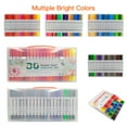 thumbnail image 2 of Graflsoa 48-Color Dual-Tip Alcohol-Based Markers with Smooth Ink Flow, Ergonomic Grip, and Vibrant Quick-Drying Colors for Artists and Students, 2 of 6