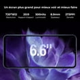 thumbnail image 6 of HOTWAV Note 13 Pro Smartphones 6.6'' HD 90Hz Android 13 16GB(8 8) 256GB Unlocked Mobile Phone 50MP 16MP 5160mAh Battery (Black), 6 of 7