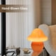 thumbnail image 2 of Lámpara de Mesa HEQET con Diseño de Hongo, Vidrio Naranja, 110V, 2 of 8