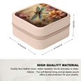 thumbnail image 2 of Shiartex Dragonfly Flower Fantasy Art Jewelry Storage Box for Necklace, Ring, Earring - Portable and Compact Mini Organizer with High Quality PU Leather - Best Gift for Women and Girls Pink, 2 of 5