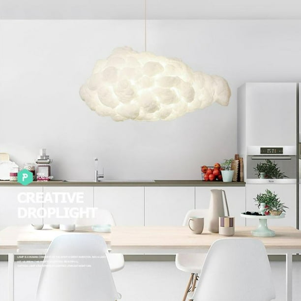 Lampe nuage lampe de Style nordique Art créatif éclairage en soie lampe de  Club pour enfants ingénierie Restaurant lustre nuage