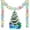 Multicolor, Silver, variant on 16.4ft Christmas Prelit Tinsel Garland with 16.4ft 50 LED Lights Hanging Garland with Light Xmas Foil Garland for Tree Wedding Party Decoration(Warm White, Green)