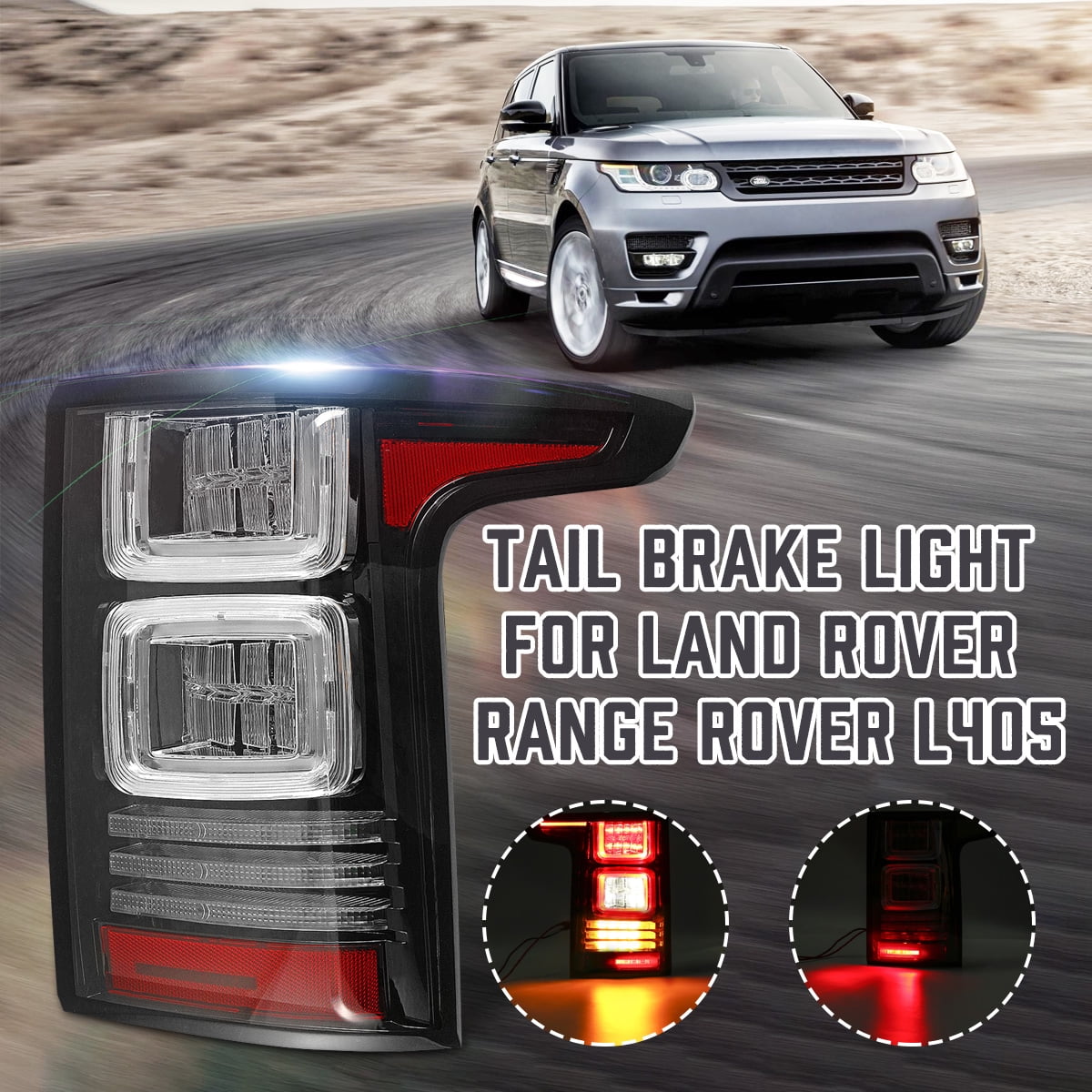 1Pcs 12V Rear Right/Left LED Tail Light Lamp For LAND ROVER RANGE ROVER