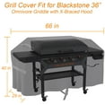 thumbnail image 3 of 36 Inch Griddle Cover for Blackstone 1554 36” Omnivore Griddle with Hard Cover, Heavy Duty Waterproof 36” Griddle Cover for Blackstone 2177 Griddle, 3 of 7