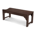 thumbnail image 1 of POLYWOOD&reg; Traditional Recycled Plastic Backless Garden Bench, 1 of 5