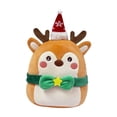 thumbnail image 3 of Peluche navideño para abrazar, regalo de fiesta de Navidad, decoración del hogar, adorable caricatura Forma de alce, 3 of 9
