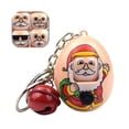 thumbnail image 2 of Up to 65% Off Santa Claus Expression Eggs Keychains Change Face Guessing Christmas Pendant Necklace Rings Earring Jewelry on Clearance, 2 of 9