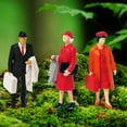 thumbnail image 4 of Figures Miniure Scenes scene Dioramas Train Railway Architecture Model Garden DIY Projects Resin Doll Layout Movie Character 3 Figure 87th, 4 of 8