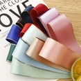 thumbnail image 4 of Namzi 50 Yards Ribbon Polyester Satin Ribbon with Metallic Edge Gold Border Edge for Holiday Decoration Gift Packing Wrapping-A07, 4 of 4