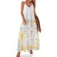 thumbnail image 1 of Vestido sin mangas geométrico de Small World, ropa de mujer, vestidos de novia elegantes de Corea, vestidos de verano, ropa diaria femenina, 1 of 7