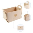 thumbnail image 3 of Unique Bargains Set of 3 Collapsible Storage Bins Beige 7.1*5.1*4.3in, 3 of 6