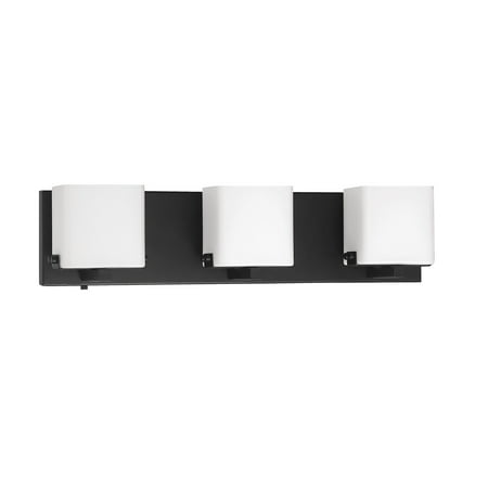 

Kendal Lighting Vega 3-Light Black Vanity Light