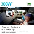 thumbnail image 2 of 300W Car Power Inverter - Dual DC to AC Plug Adapter Outlets, 65W USB-C Fast Charging, 24W USB-C & 3.0 USB-A Ports, Portable Car Charger with Switch Control Converter for Laptops, Phon, 2 of 7