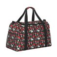 thumbnail image 2 of Balery Red Mushrooms Bolsa de Gimnasio para Mujeres, Bolsa de Viaje con Bolsillo Húmedo, Bolsa de Fin de Semana para Mujeres, Bolsa de Viaje Resistente al Agua, 2 of 7