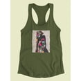 thumbnail image 3 of Woman Strong I Racerback Tank Women -Alonzo Saunders Designs, Female x-Large, 3 of 4