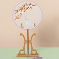 thumbnail image 4 of LCXmlly Round Fan Display Rack Round Rack Chinese Style Hollow Detachable Heavy Duty Resin Handheld Display Stand Holder Home Supplies, 4 of 8