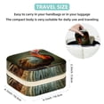 thumbnail image 5 of Thanksgiving Turkey Travel Portable Square Jewelry Display and Decorative Box with Bracelet Holder - Ideal for Rings, Earrings, Necklaces, Bracelets, and More - Suitable for Girls and Women, 5 of 6