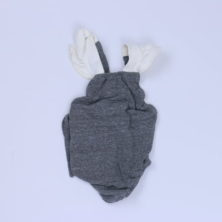 

Pre-owned Everly B. Girls Gray | Ivory Romper size: 9-12 Months