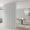 White, variant on Room Divider Curtain Ceiling Curtain Track Set for Blackout and Privacy (White Curtain + White Track) 106" W x 84" L -1 Piece