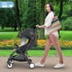 thumbnail image 2 of Carriola de bastón Gaon Baby color Negro plegable portátil reclinable con arnés de 5 puntos, 2 of 8