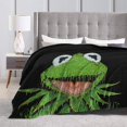 thumbnail image 3 of Ke-Rmit The Fro Bed Blanket 3D Printed Throw Blanket Lightweight Super Soft Air Conditioning Room All Season Blanket Sofa Couch Bed Fans Cartoon Blanket 80"x60", 3 of 8