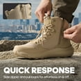 thumbnail image 5 of NORTIV 8 Men's Military Tactical Lightweight Comfortable Boots for Work All Day, 5 of 6