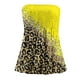 thumbnail image 3 of Playeras,Blusas y Tops,Ropa para Mujer Mujeres Racerback Camisetas sin mangas Camiseta de tirantes sin mangas con estampado floral para mujer, cintura elástica plisada, sin espalda (Yellow, M), 3 of 4