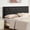 Black, variant on Weture Upholstered Queen Panel Headboard, Adjustable Height, Beige