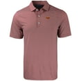 thumbnail image 2 of Men's Cutter & Buck White/Burgundy Washington Commanders  Forge Eco Double Stripe Stretch Recycled Polo, 2 of 3