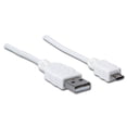 thumbnail image 1 of Cable Manhattan USB 2.0 Tipo A macho/Micro B macho de 1.8 Mts Color 324069, 1 of 2
