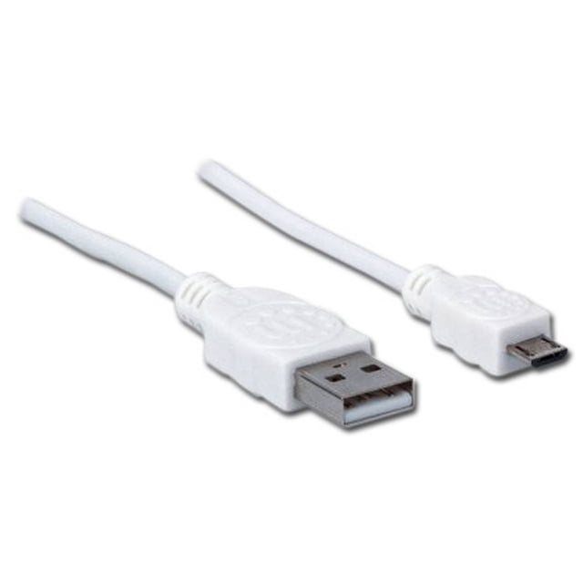 Cable Manhattan USB 2.0 Tipo A macho/Micro B macho de 1.8 Mts Color 324069