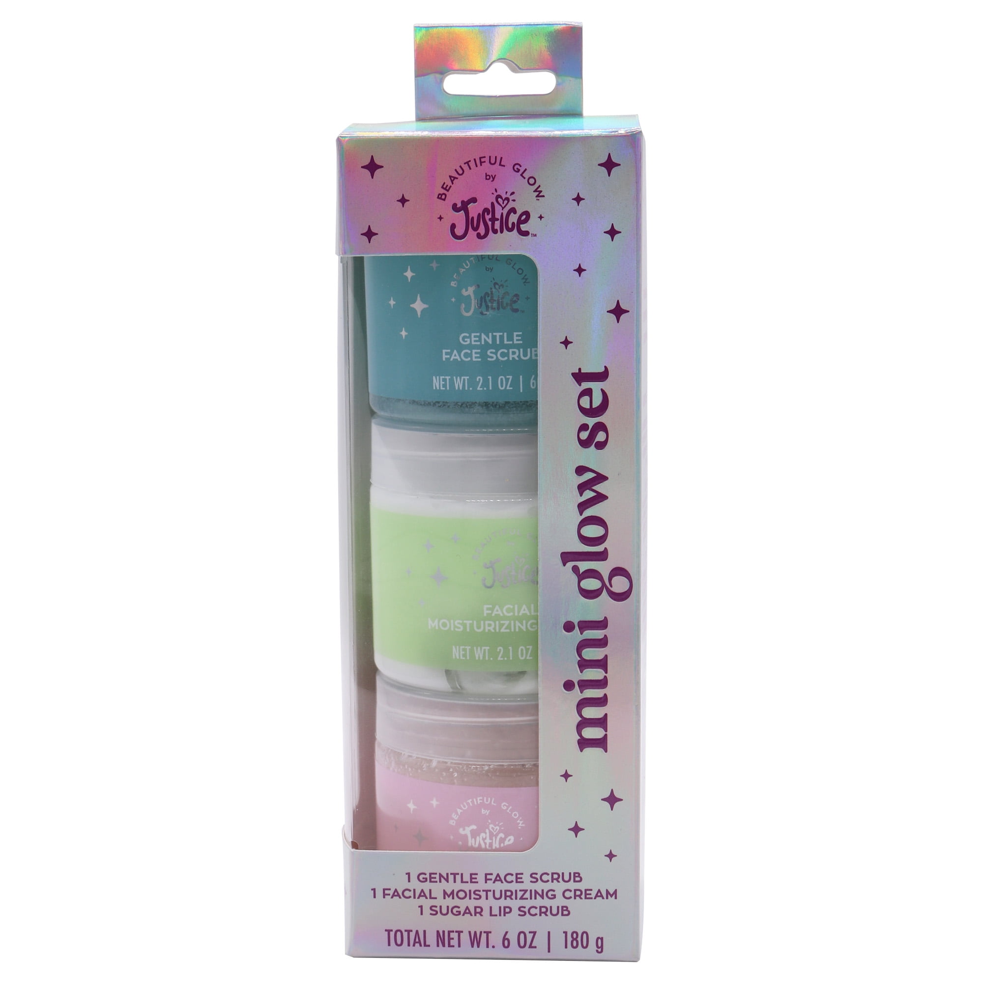 Beautiful Glow by Justice Mini Skincare Glow Set, 3 Piece
