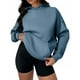 thumbnail image 3 of Sudadera con capucha para mujer,Sudadera informal de manga larga para mujer, jersey de poliéster con bolsillo multifuncional, ideal para viajar en avión y estar en casa, sopatenor, 3 of 9