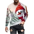 thumbnail image 2 of Aimik Ugly Christmas Sweaters for Men and Couples Funny Designs Novelty Wintertime and Holiday Parties Pullover Sweater-Multicolor L, 2 of 4