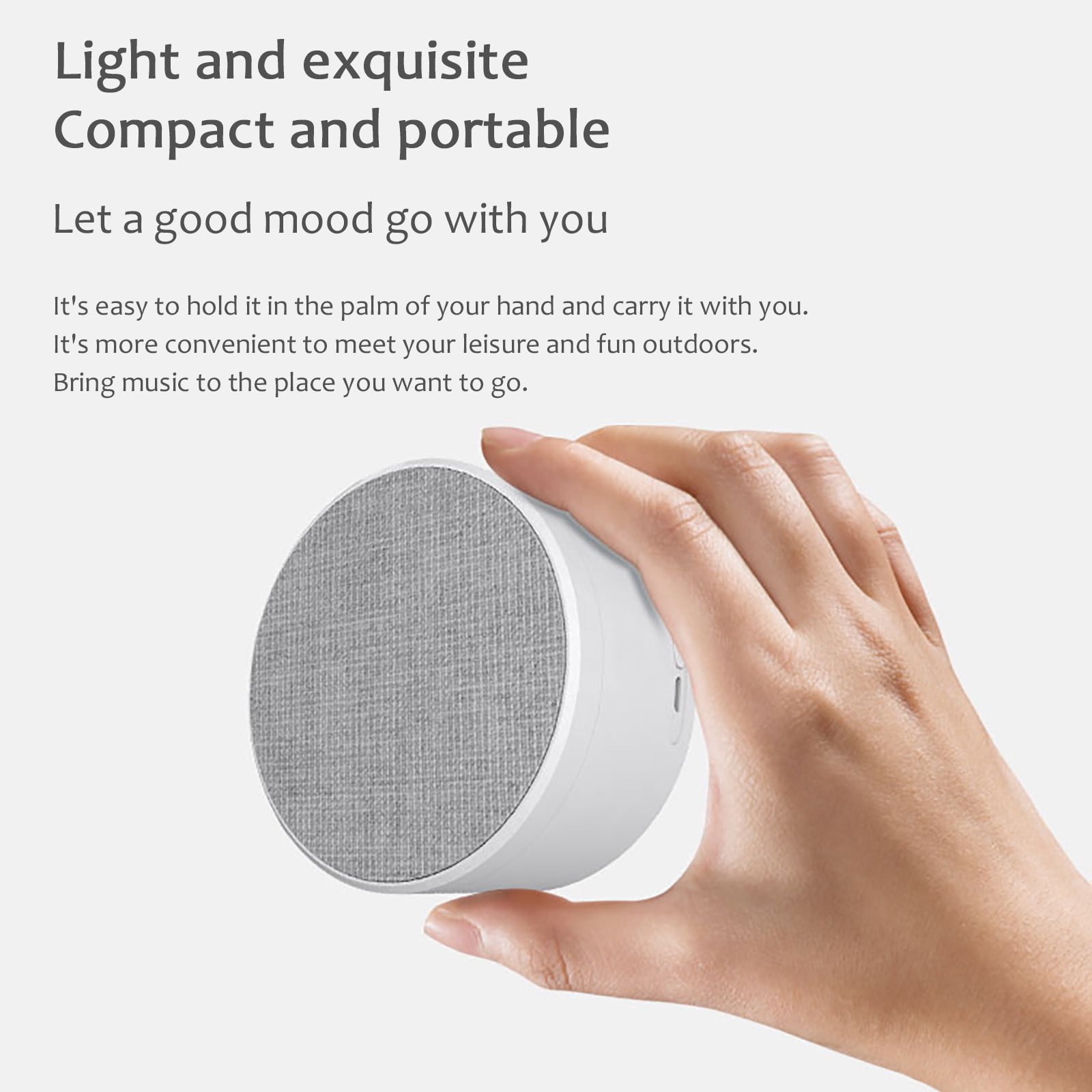 Customizable Forward Fabric Speaker with Wireless Charging 107296