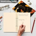thumbnail image 4 of FORMRS 1-Subject Spiral Notebook 8" x 5" College Ruled 60 Refillable Sheet A5 Hard Cover, Black Fish Pattern, 4 of 7