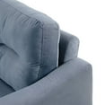 thumbnail image 6 of 54" Loveseat Sofa, Modern Chenille Fabric Tufted Upholstered 2 Seater Sofa with Curved Backrest and Removable Seat Cushion, Comfy Couch for Living Room Bedroom Office, Gray, 6 of 7