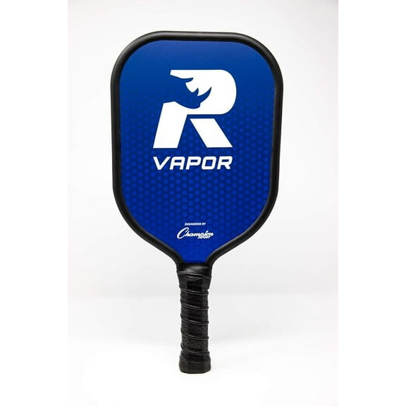 Champion Sports Aluminum Pickleball Paddle: Rhino Vapor Pickleball Paddle - Indoor or Outdoor Pickle Ball Paddles - Blue/Black Racket