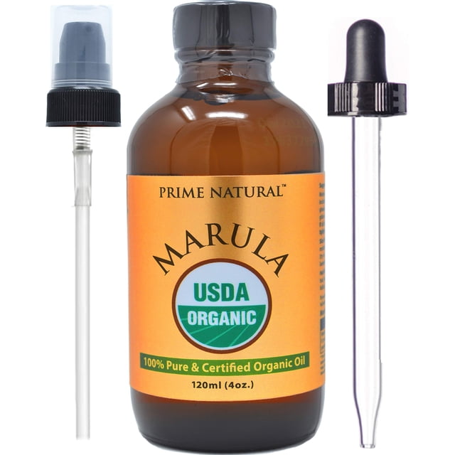 Aceite de marula PRIME NATURAL, 120 ml/4 oz, prensado en frío, sin refinar