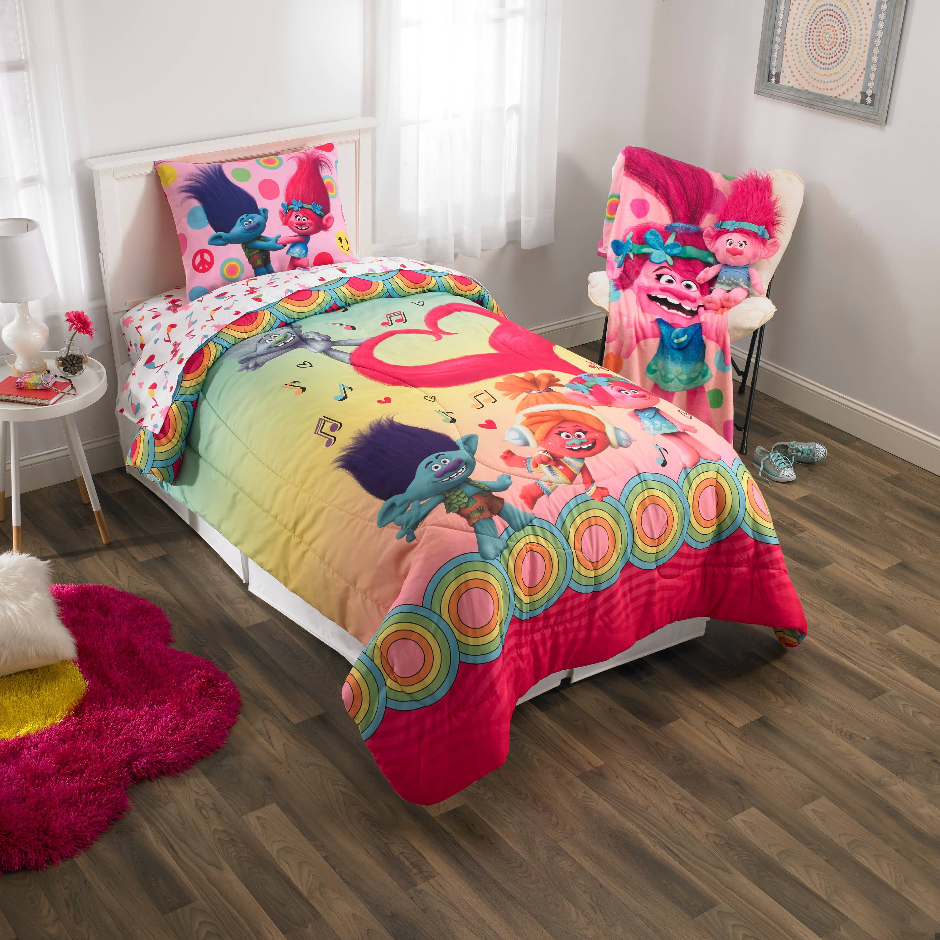 TROLLS シーツカバー 4点セット　新品 Trolls - Brandclub - Trolls Blanket, Kids Bedding, Super Soft