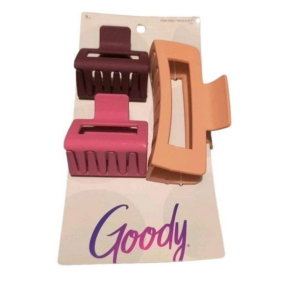 GOODY 3 Claw Hairclips Multi-Color Multi Sizes Pack Of 1