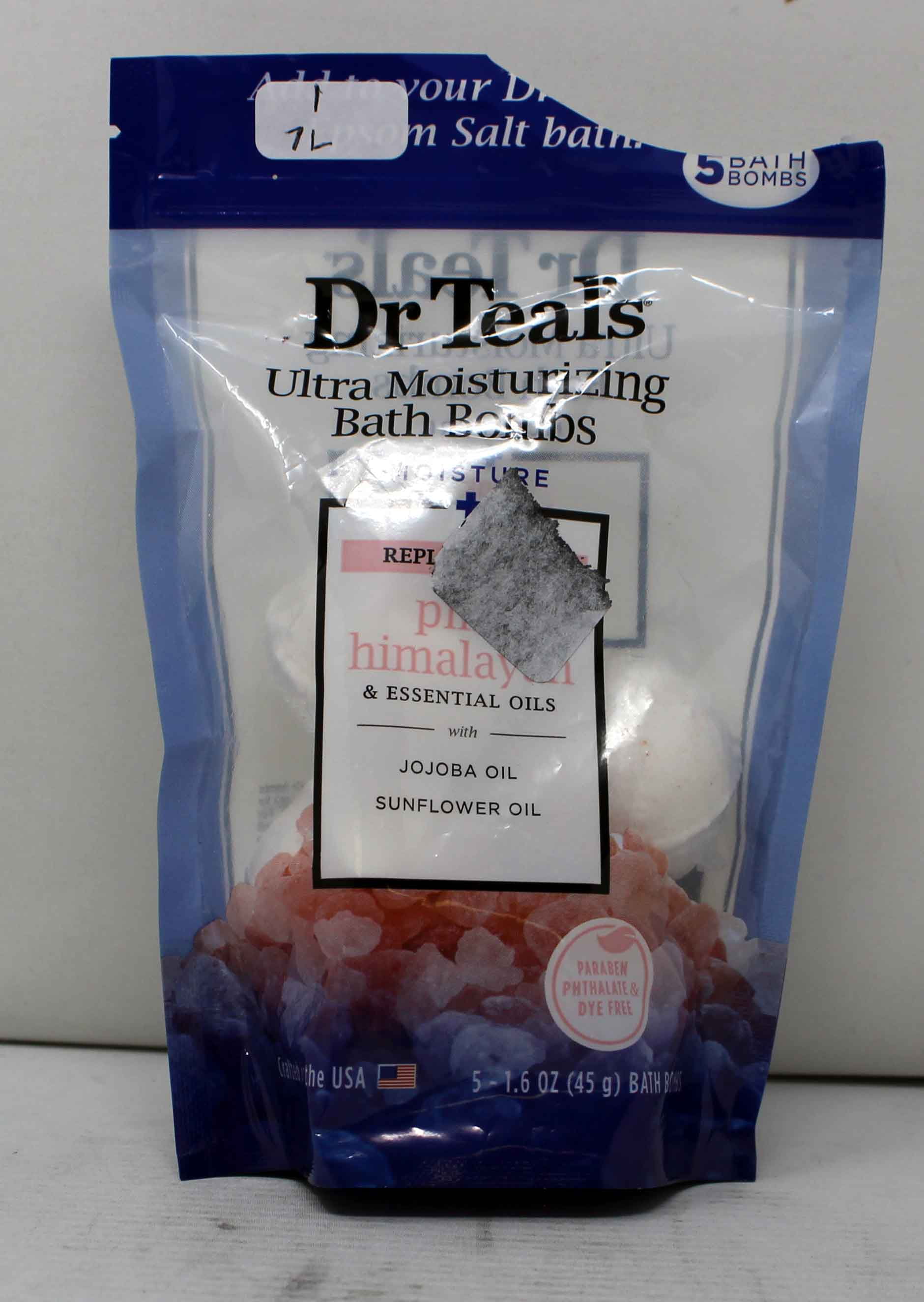 Dr Teal's Replenishing Pink Himalayan Ultra Moisturizing Bath Bombs, 5