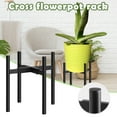 thumbnail image 3 of Bwiyojiz Maison, Jardin et Outils Repas Réception Cuisine Fer Tube Rond Support de Pot de Fleurs Salon Balcon, Cadeaux pour Ami, Noir, 3 of 9