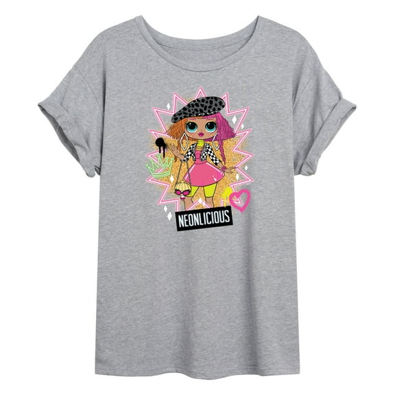 LOL OMG! Fashion Dolls - Neonlicious - Juniors Ideal Flowy Muscle T-Shirt