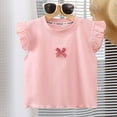 thumbnail image 2 of JUMEYU Girls Shirts Summer Toddler Baby Girl Birthday Shirt Short Sleeve Tee Shirt Birthday Outfits Clothes 6 12 Months (Pink,6-12 Months), 2 of 6