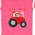thumbnail image 4 of Inktastic Farmer Tractor Little Sis Girls Baby Bodysuit, 4 of 5
