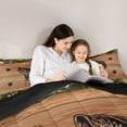 thumbnail image 3 of Feelyou Pike Fish Full Size Comforter Sets, Camouflage Bedding Sets, 3pcs, 3 of 6