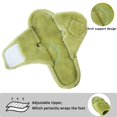 thumbnail image 3 of Women's Arch Support Diabetic Slippers Memory Foam House Shoes Orthotic Heel Cup Arthritis Edema Slippers with Adjustable Strap, Green 6.5/7.5, 3 of 5