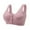 Pink, variant on Bovxnpu Summer Plus Size Top for Women, Bras for Women Underwear, Womens Style Bra Plus Size No Steel Ring Bra Front Button Bra Daily Bra 44
