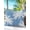 Blue, White, Ivory, variant on 1 Pack Outdoor Throw Pillow, Sage Green Palm Trees Waterproof Pillow with Insert Included, Farmhouse Tropical Summer Beach Decorative Accent Cushion Sofa Pillows for Patio Porch, 16 x 16 In